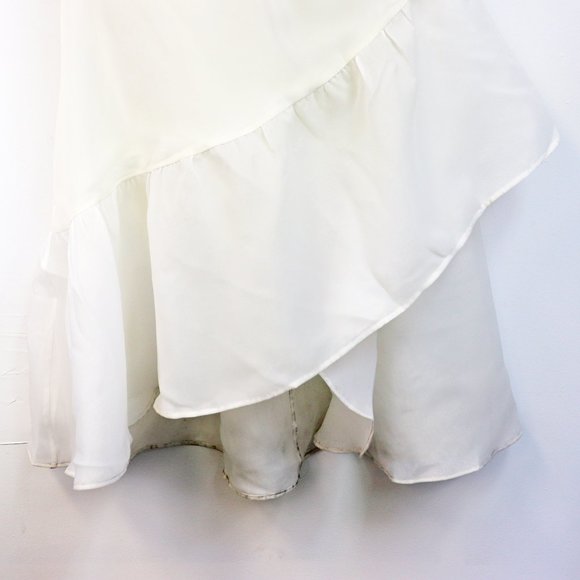 X by NBD Carmelita Strapless Ruffle Hem Maxi Gown - Picture 7 of 8